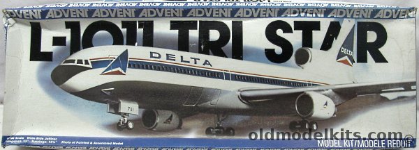 Revell 1/144 Lockheed L-1011 Tristar Delta Airliner, 3403 plastic model kit